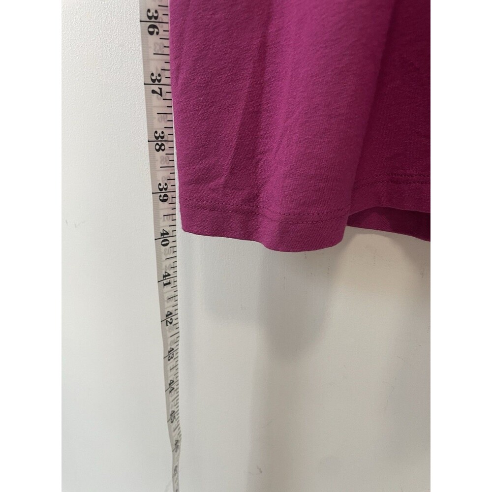 Seraphine Maternity Short Sleeve Knot Front Dress Fuchsia Pink Size 6 Stretch - Picture 7 of 7